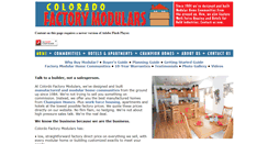 Desktop Screenshot of coloradofactorymodulars.com